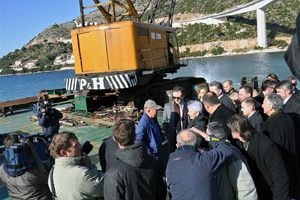 Dubrovnik, 2. veljače 2011. - radovi su vrijedni osam milijuna eura i financiraju se zajmom Europske banke za obnovu i razvoj. Izvođač je tvrtka Pomgrad inženjering, član Strabag koncerna, a nadzor IGH (Vlada RH/ ik)